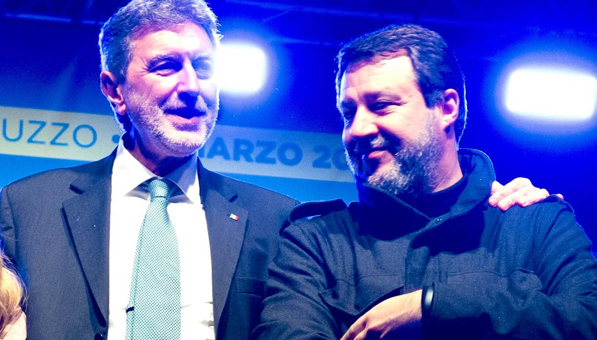 matteo salvini lega elezioni regionali abruzzo