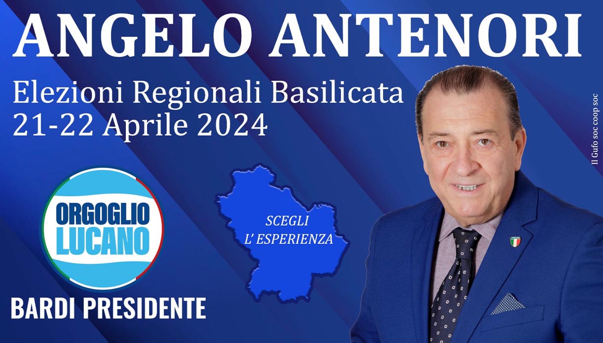 angelo antenori candidato elezioni regionali basilicata