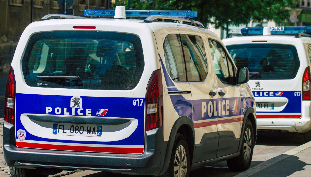 Auto della polizia in Francia