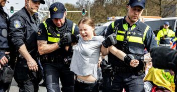 Greta Thunberg arrestata dalla polizia