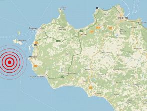 Scossa di terremoto in Sicilia di magnitudo 3.0, epicento al largo della provincia di Trapani: la situazione