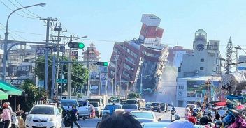 taiwan terremoto magnitudo morti