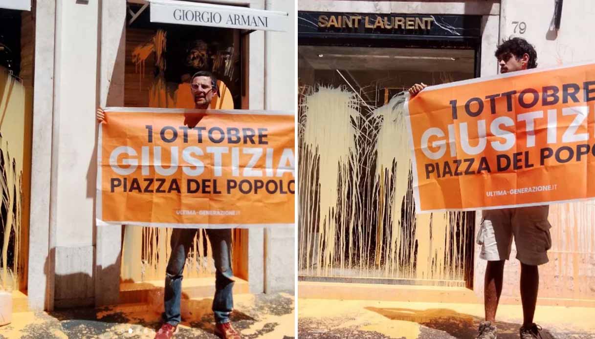 attivisti ultima generazione roma via dei condotti