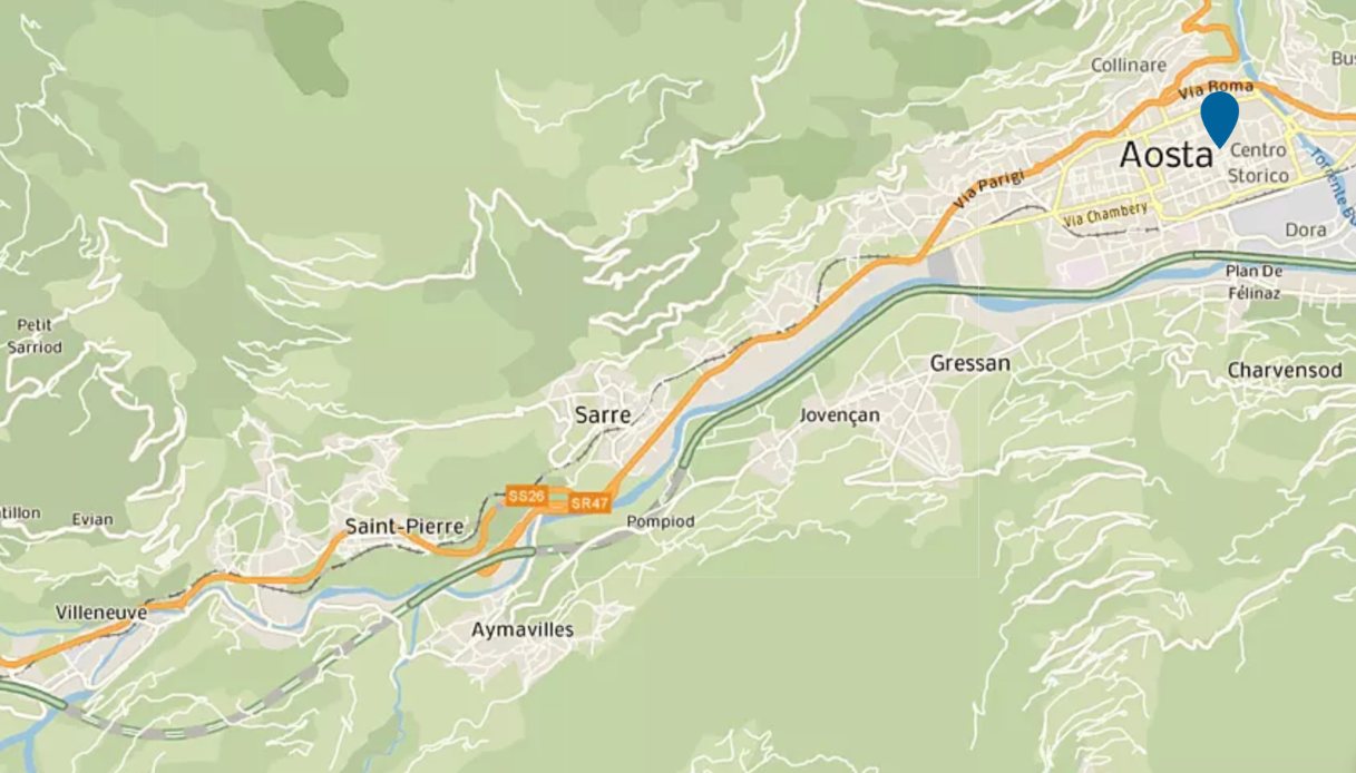 moto scarpata Saint-Pierre Aosta morto