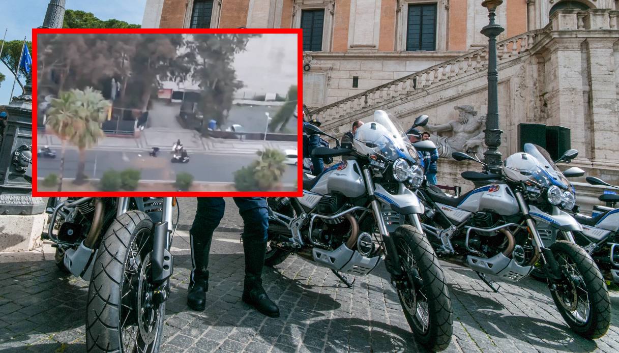 Poliziotto investito a Catania da due minorenni che poi scappano in scooter, il video dell