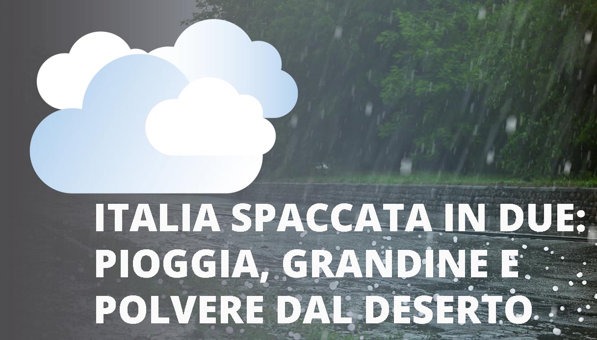Italia ostaggio del maltempo secondo le previsioni meteo: pioggia al