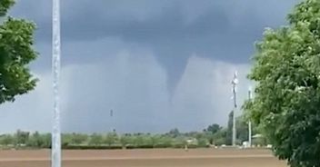 tromba d'aria tornado maltempo veneto padova vicenza