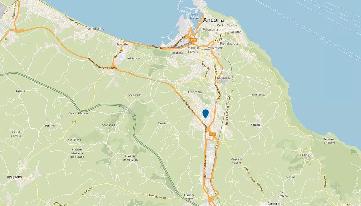 Mappa Baraccola Ancona