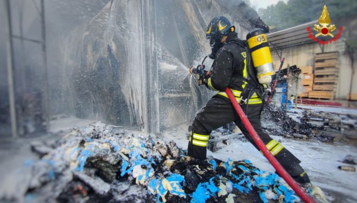 Lecco incendio 