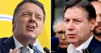 Matteo Renzi Giuseppe Conte guerra Israele Hamas Miss Italia