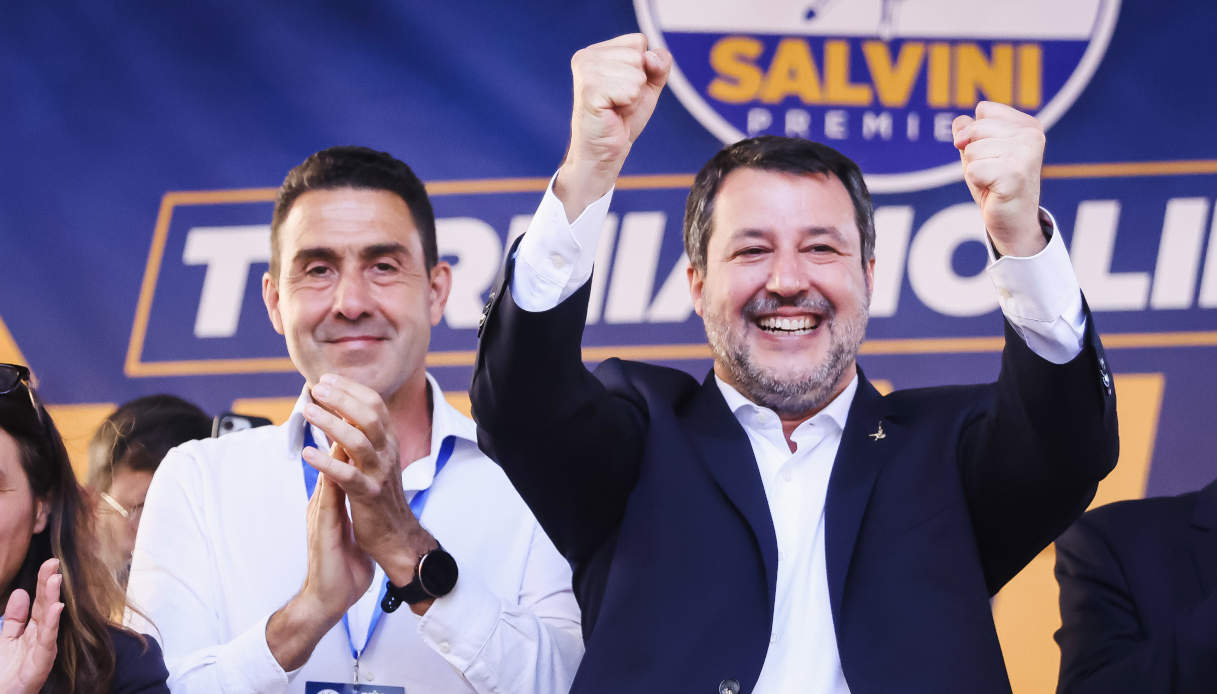 Roberto Vannacci e Matteo Salvini