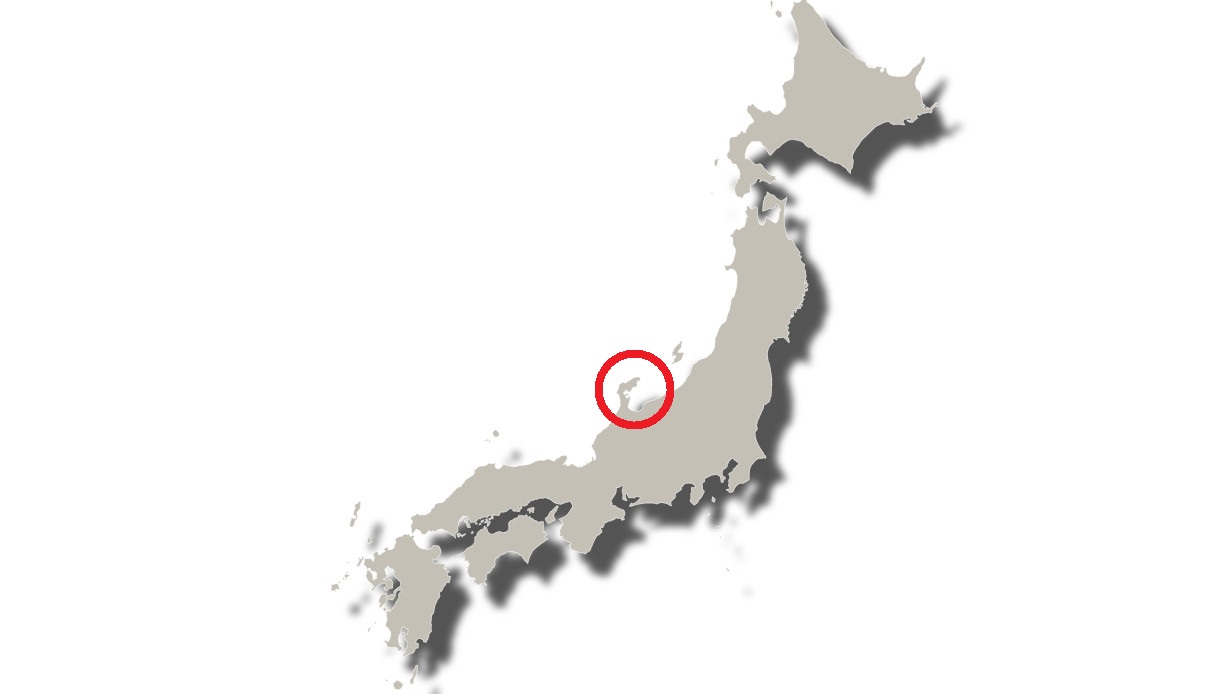 Una mappa del Giappone