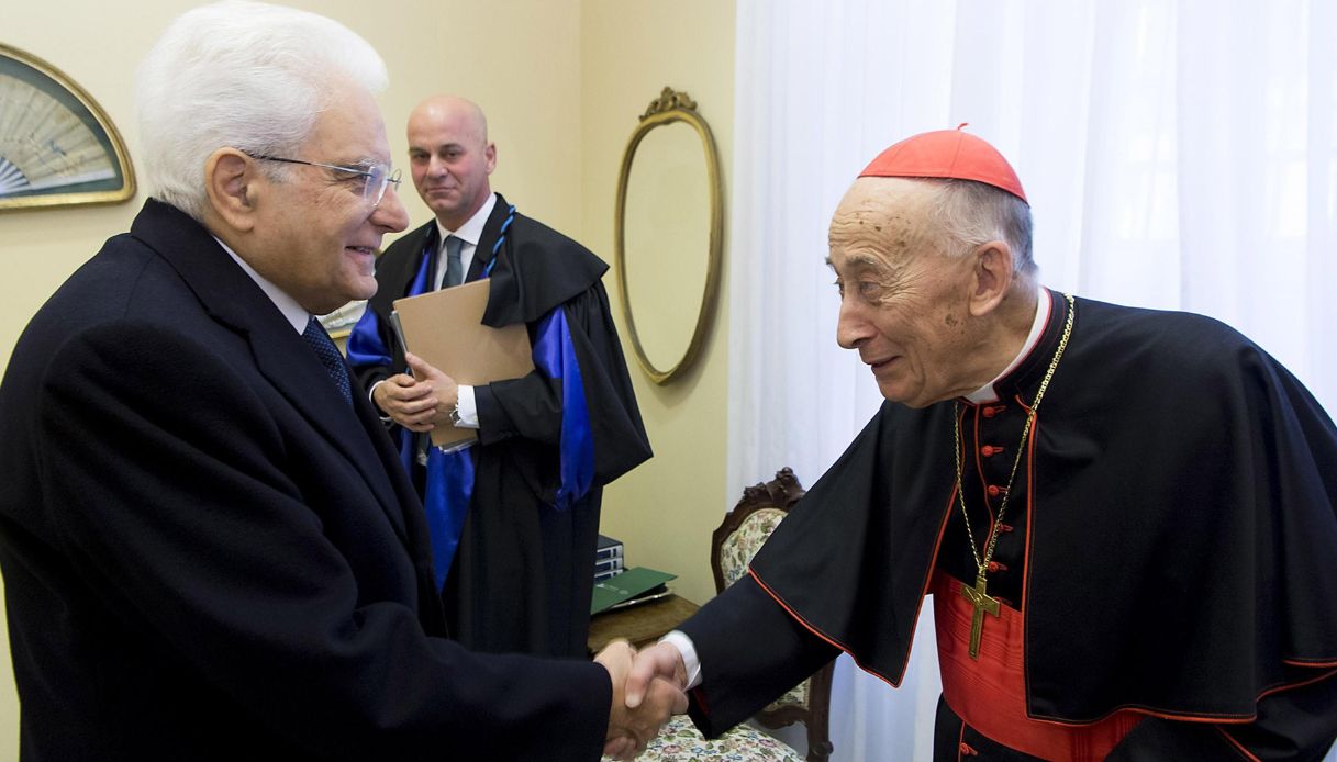 Cardinale Ruini infarto malore ricoverato Mattarella