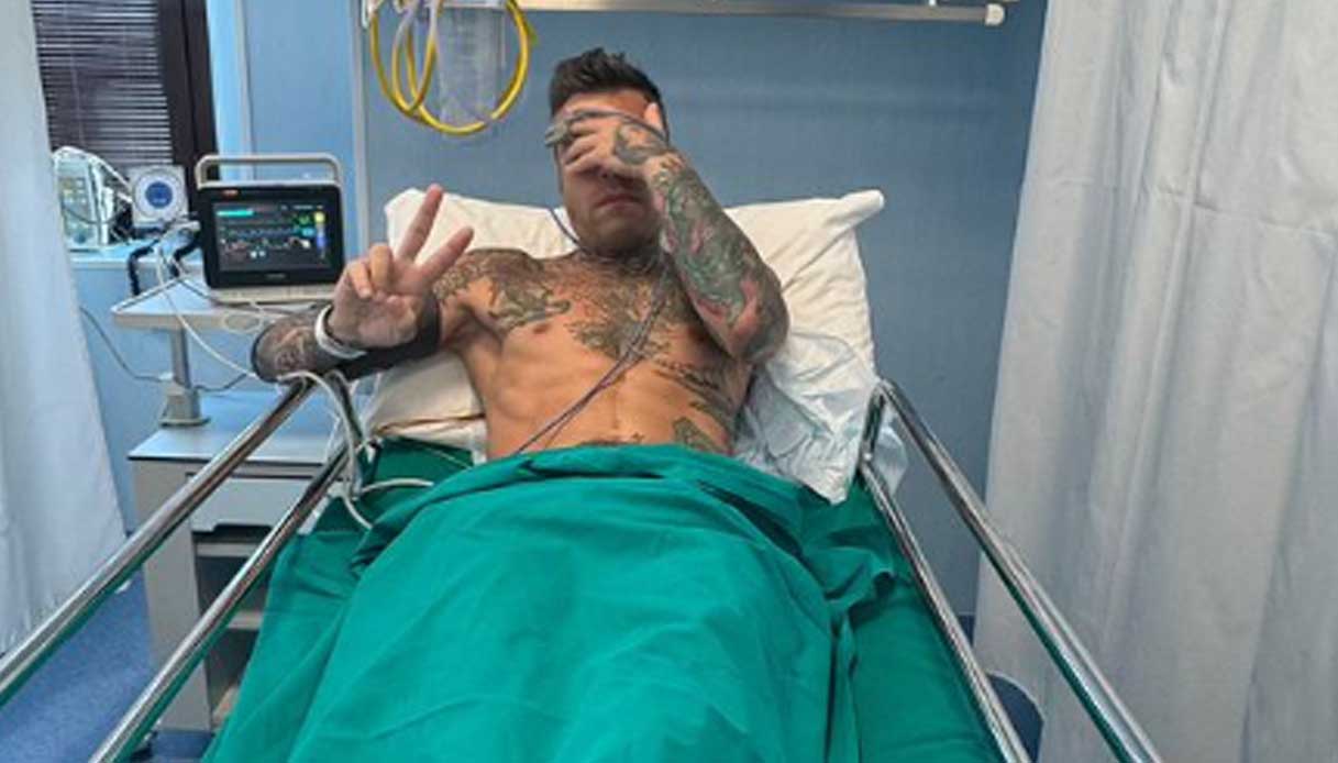 fedez foto ospedale