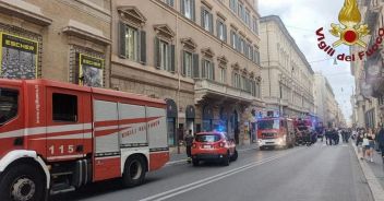 incendio hotel plaza cucina roma