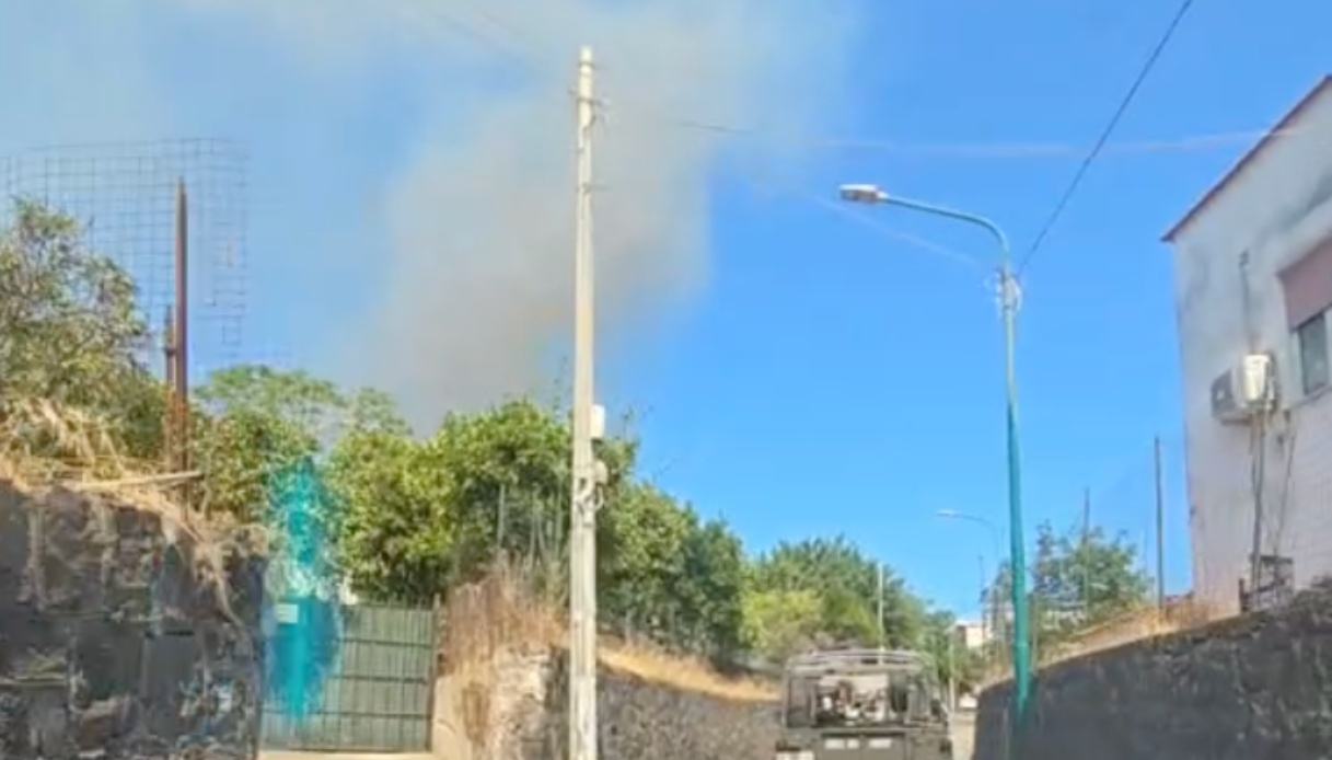 incendio Vesuvio Napoli