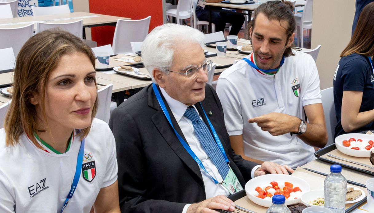 Mattarella Parigi Olimpiadi 2024 atleti Italia