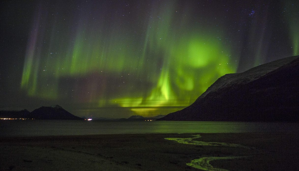 aurora boreale tempesta geomagnetica italia