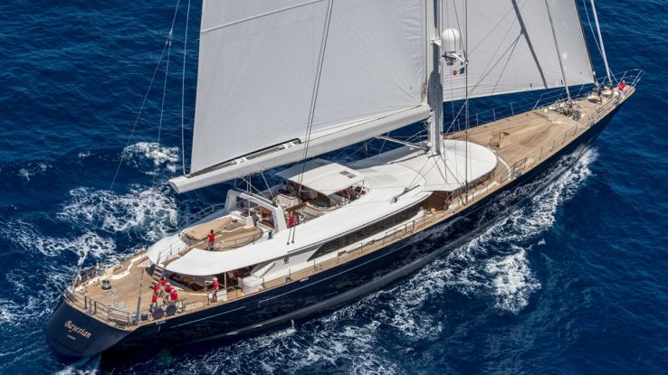 Sailing boat sunk in Palermo