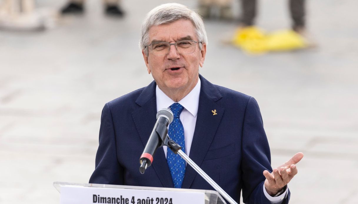 Il presidente del Cio Thomas Bach