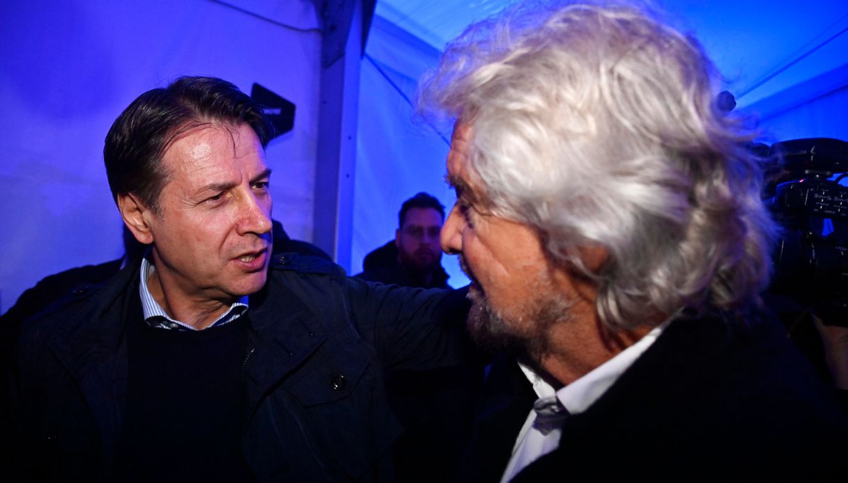 Beppe grillo giuseppe conte m5s