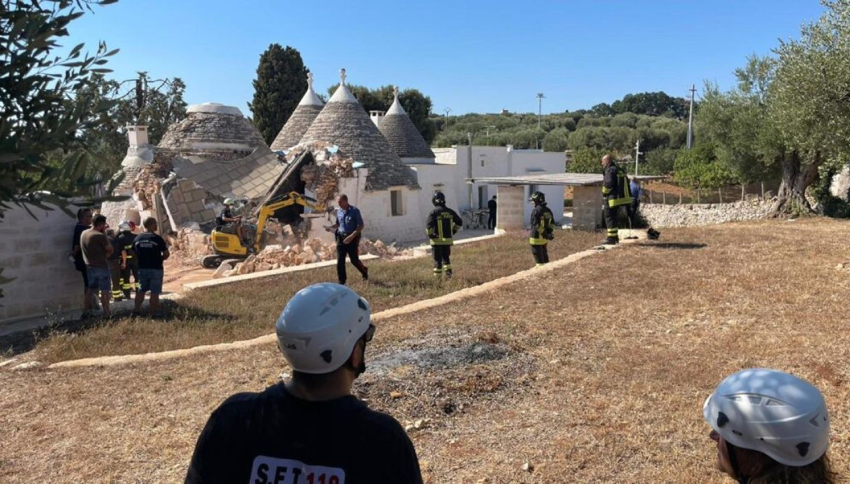 Trullo esploso a Cisternino