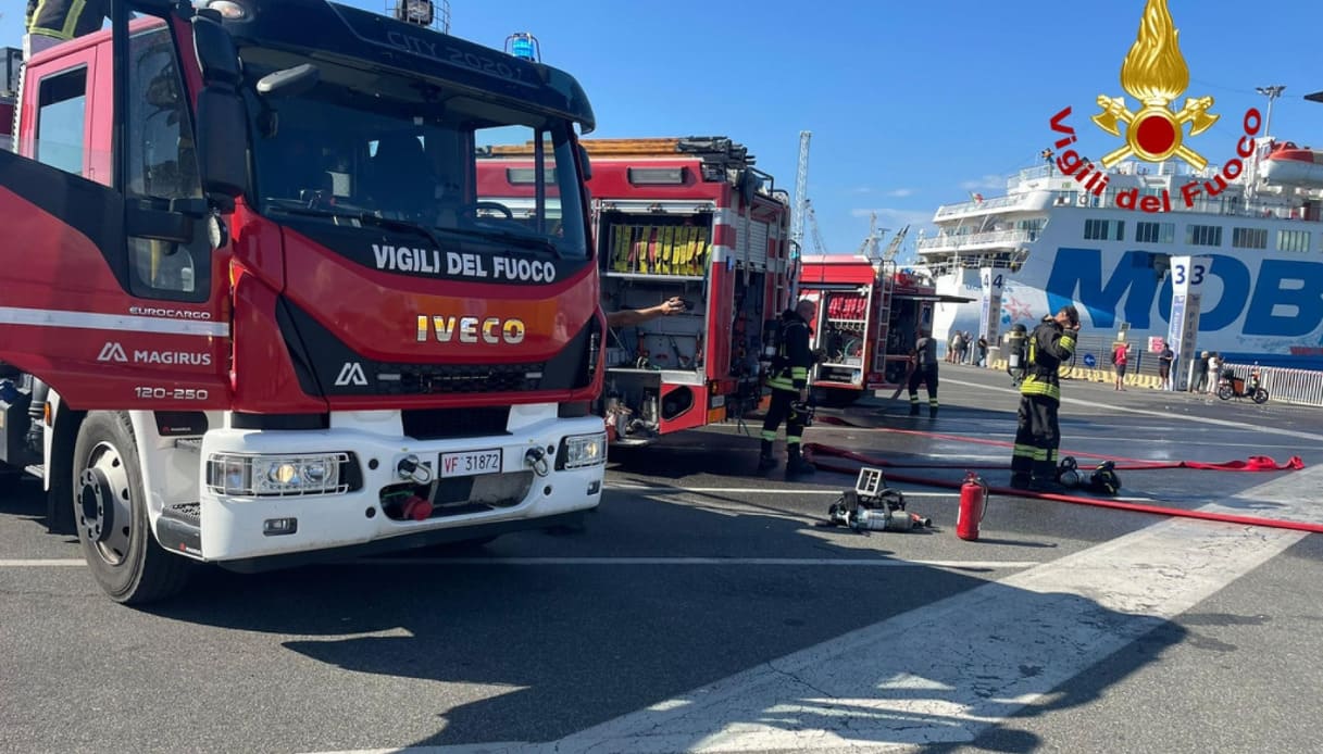 Piombino incendio 