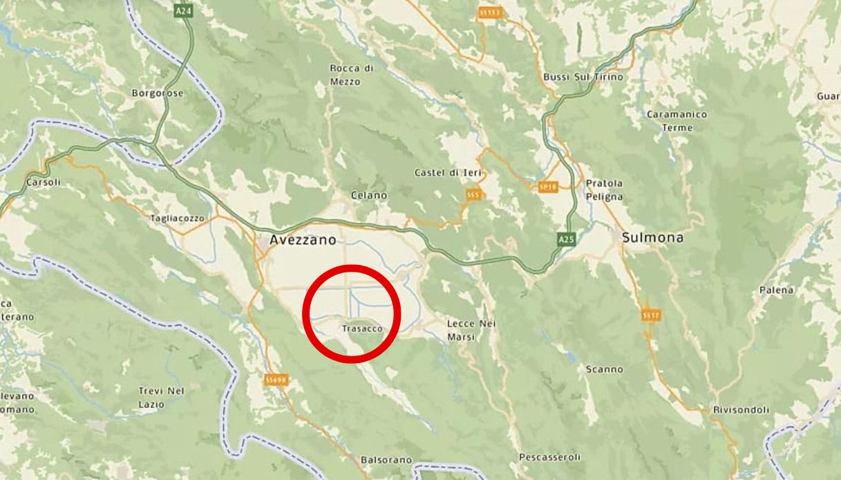 incidente in abruzzo trasacco