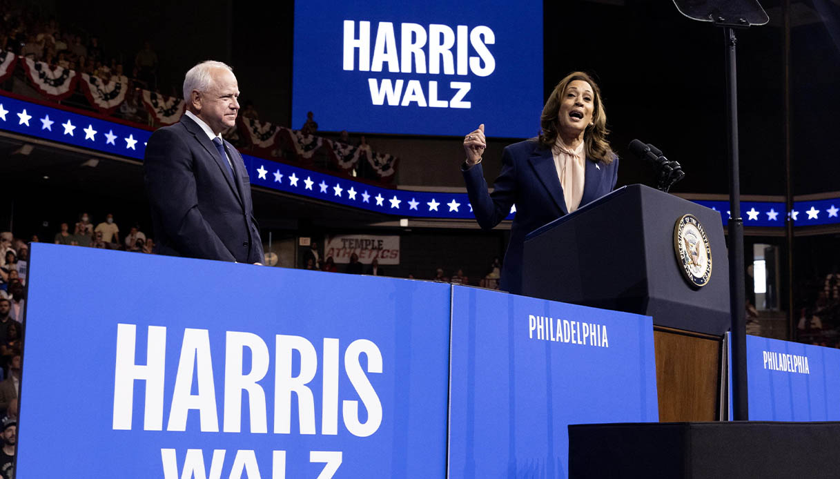 kamala harris tim walz