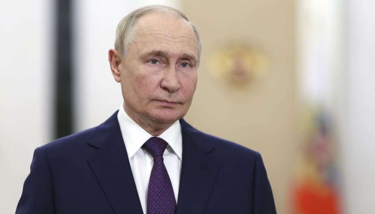 uno scatto che ritrae il presidente Putin