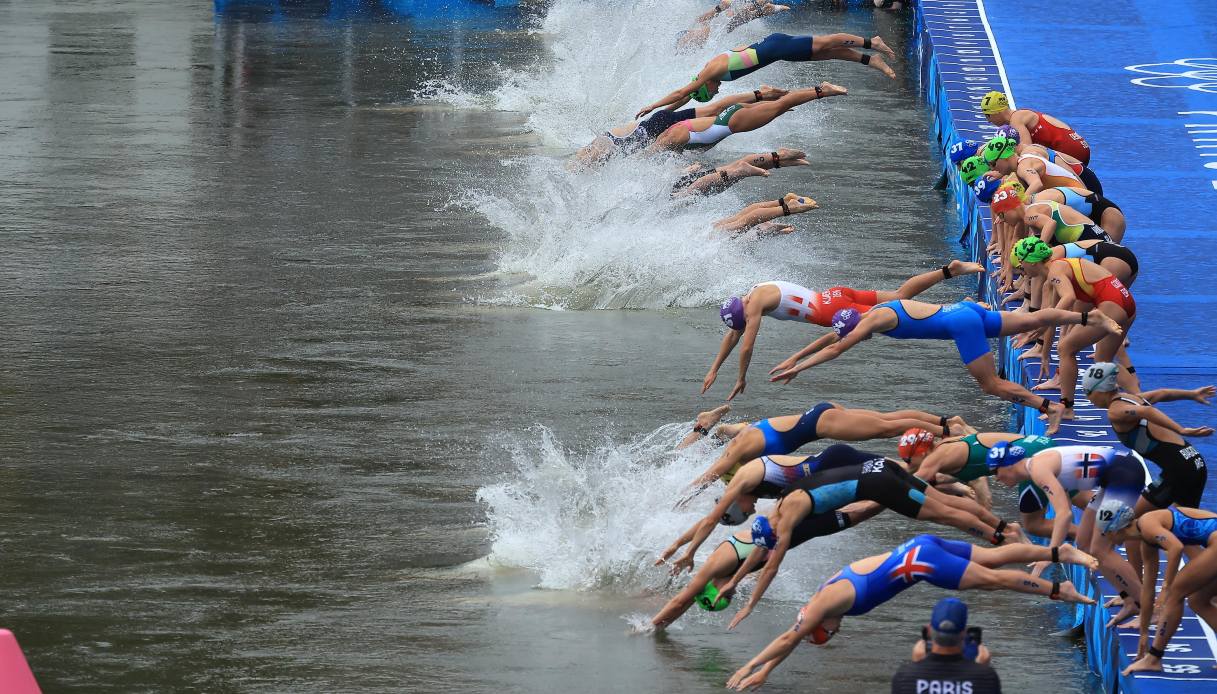 senna infezioni inquinata olimpiadi Triathlon