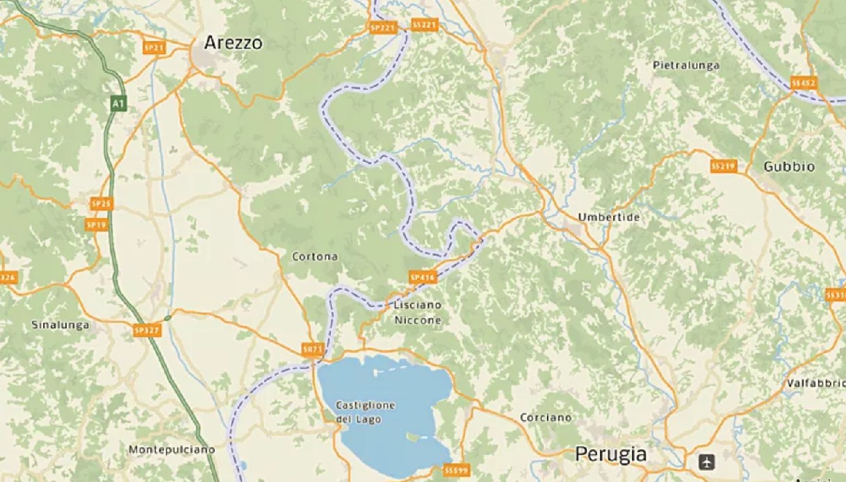 Mappa Arezzo