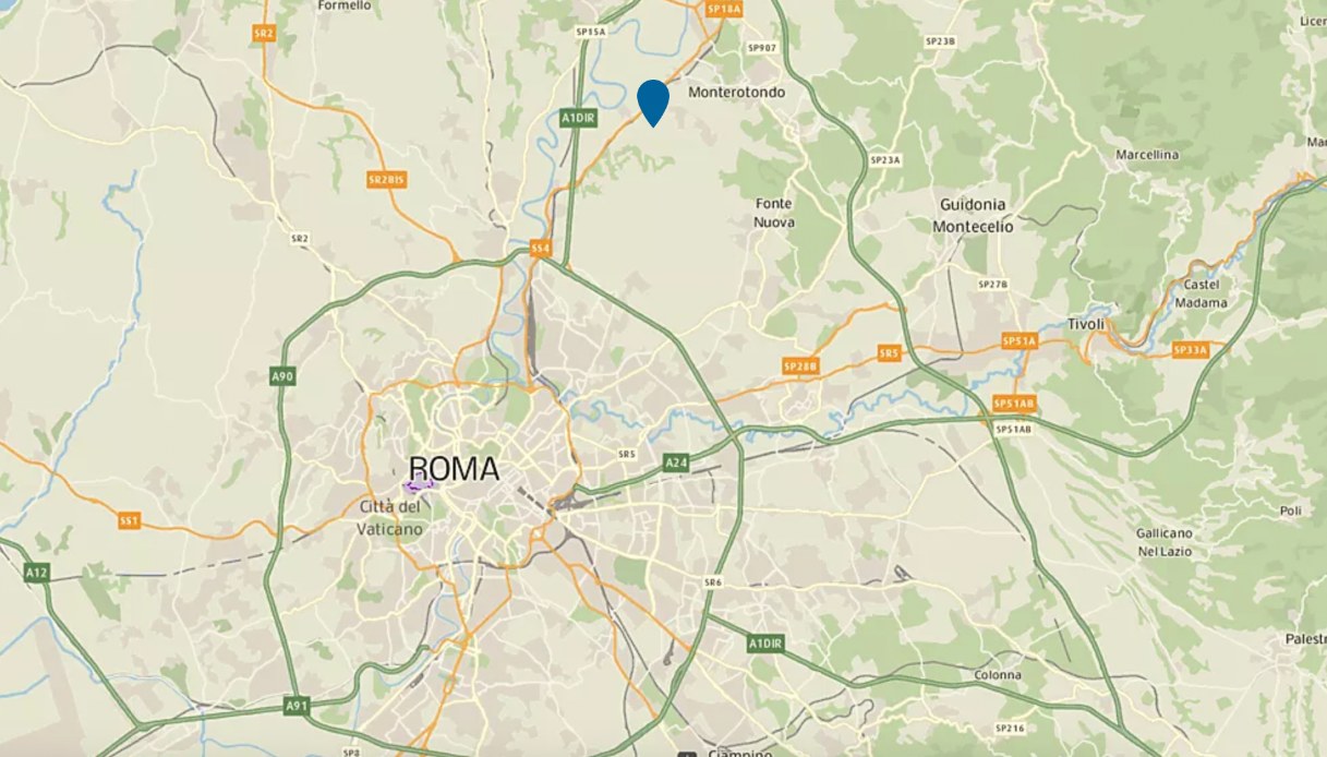 Mappa Fidene Roma