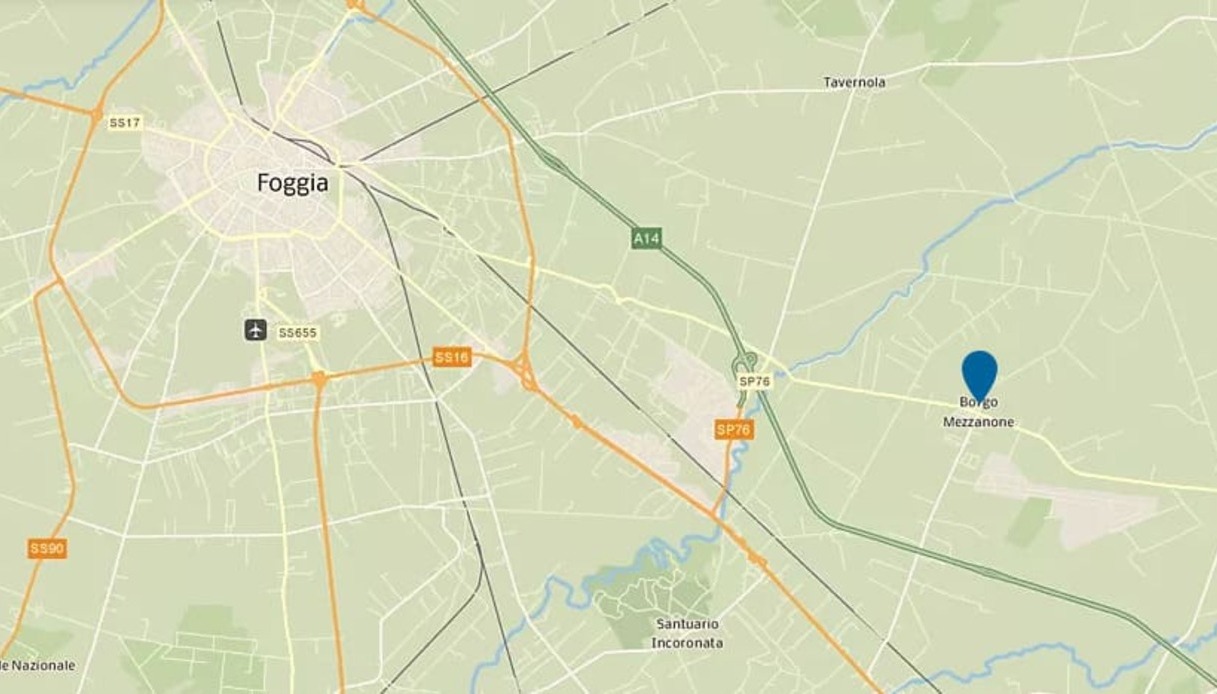 borgo mezzanone in provincia di foggia