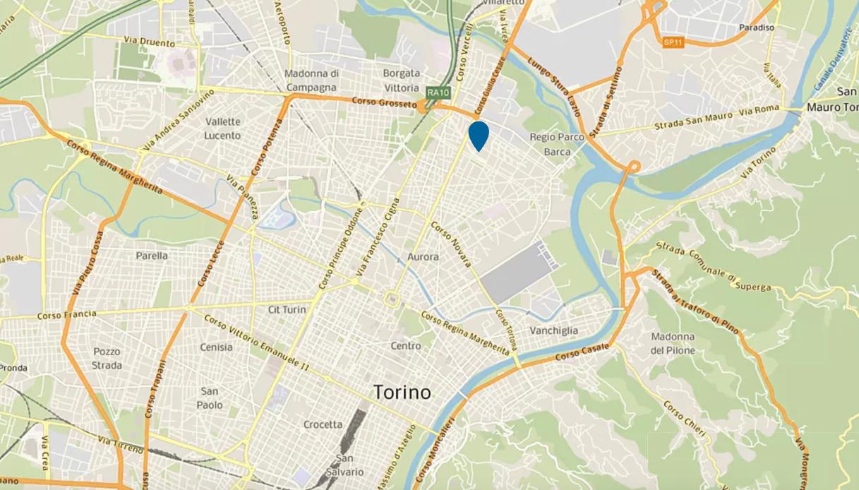 Mappa Torino