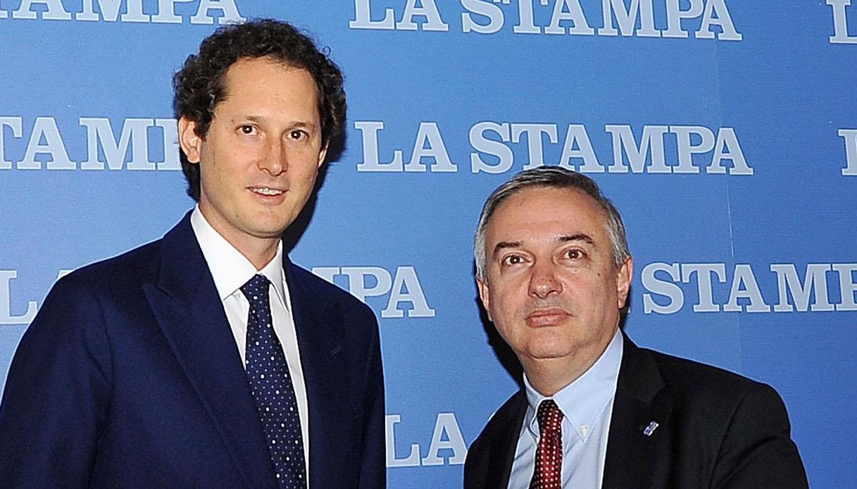 John Elkann e Maurizio Molinari