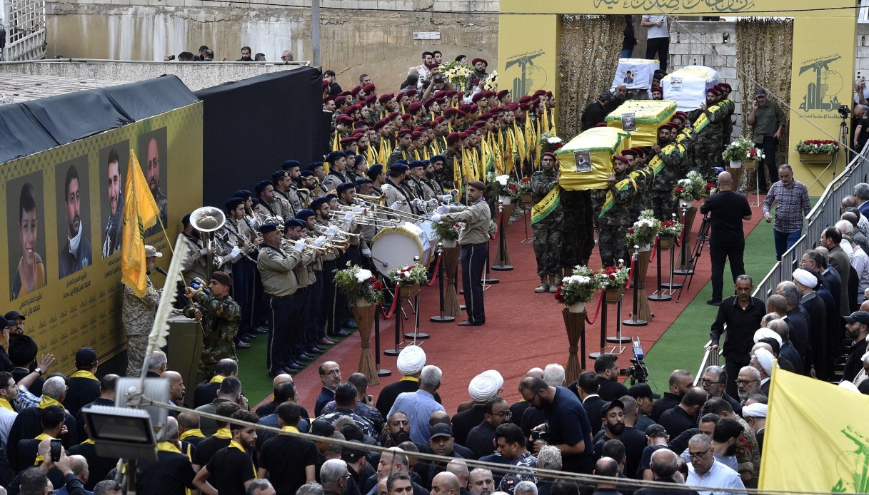 Funerali di membri di Hezbollah