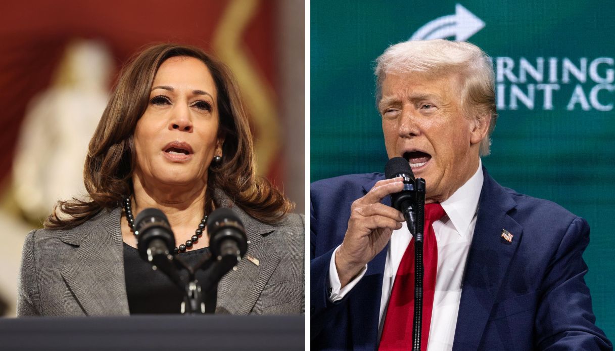 Kamala Harris e Donald Trump