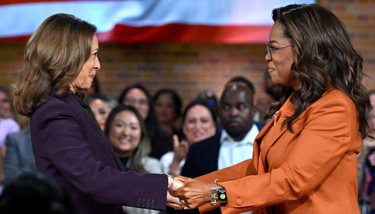 Kamala Harris a Oprah Winfrey