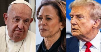 papa francesco trump harris elettori usa