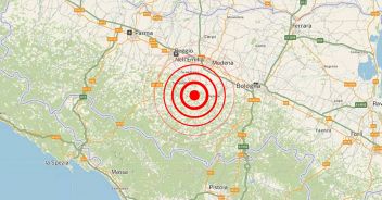 scossa di terremoto Marano Modena magnitudo