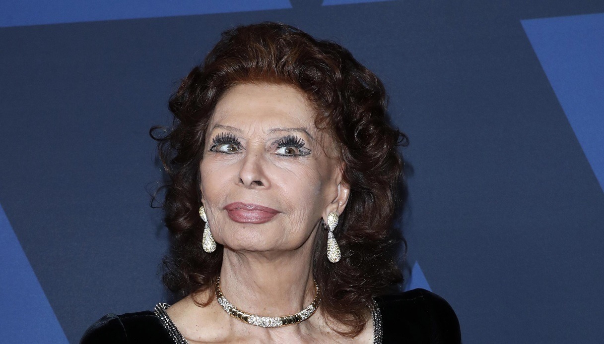 Sophia Loren primo piano