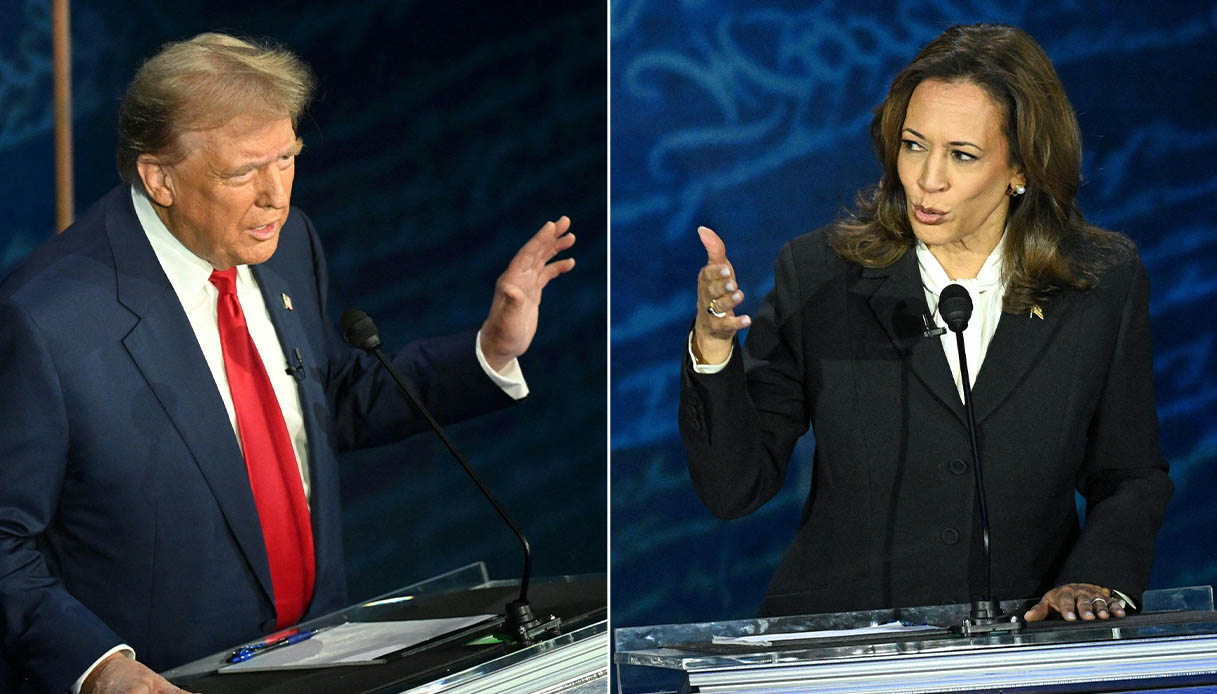 trump kamala harris dibattito