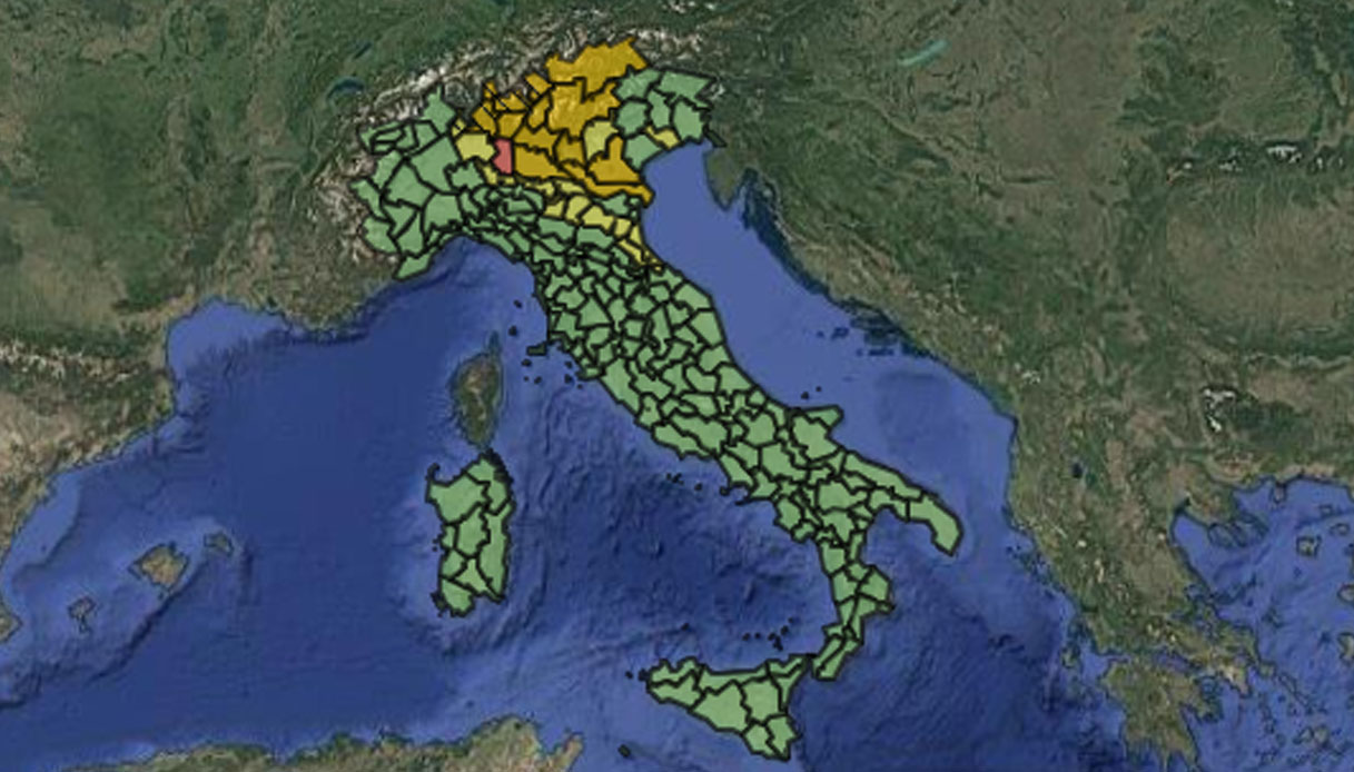 allerta meteo italia