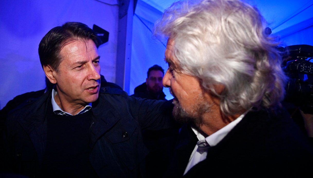 Beppe Grillo e Giuseppe Conte