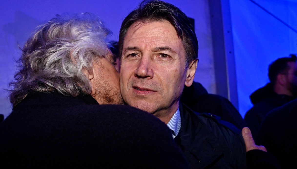 Beppe Grillo e Giuseppe Conte