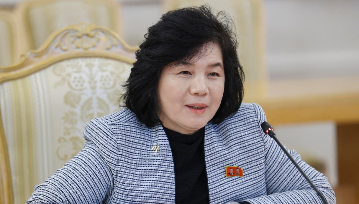 La ministra degli esteri della Corea del NordChoe Son-hui