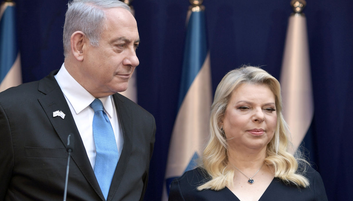 Benjamin Netanyahu e la moglie Sara Ben-Artzi