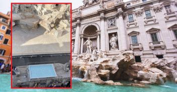 Fontana di Trevi acqua monetine