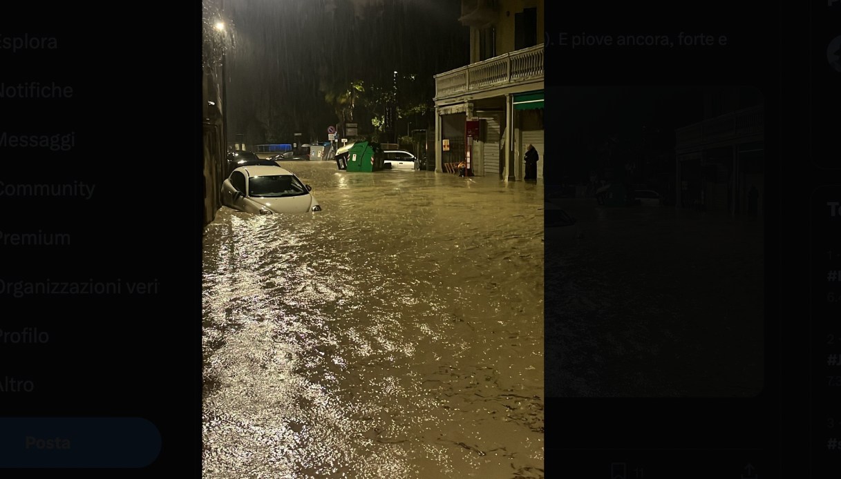 Allerta meteo Bologna, il fiume Ravone esonda e allaga via Saffi: ordine di evacuazione per chi è a rischio